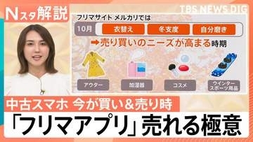 〇〇で閲覧数14倍に！「フリマアプリ」売れる極意　タイミング＆魔法の言葉も…中古スマホは今が狙い目【Nスタ解説】