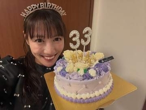 【 ももクロ・高城れに 】33才の抱負は「お仕事頑張りたいなっ」　両親に感謝の思いも「まま、ぱぱ　産んでくれてありがとう」