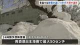 「青森で“40年ぶり積雪150センチ”、各地で渋滞・運休多発　1月として　県が豪雪対策本部設置　あす朝までに最大50センチの降雪予想」の画像1