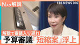 「過去最大122兆円超予算を「44時間で成立」自民が強行案、予算審議の激減に野党「国会軽視」と猛反発【Nスタ解説】」の画像1