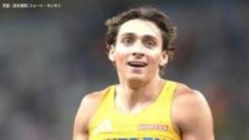 ”鳥人”デュプランティスが別次元の強さで開幕戦V、世界記録の更新はならずもスタジアムは熱狂【陸上DL上海】