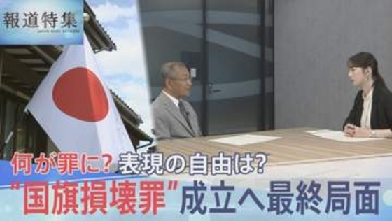 「処罰の範囲」曖昧なまま…何が罪に？“国旗損壊罪”成立へ最終局面【報道特集】