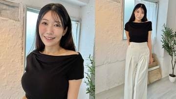 【 気象予報士・穂川果音 】梅雨明けの猛暑乗り切る “天気コーデ公開”　「顔周りスッキリ」モノトーンスタイルに「スタイリッシュ」と反響