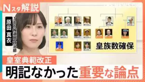 安定的な皇位継承へ皇室典範改正　大きな2つの課題と明記されなかった重要な論点【Nスタ解説】