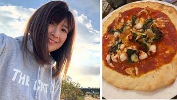 【 根本美緒 】息子と手作りピザに挑戦　まさかの思い込みハプニングにフォロワーからは「逆に新感覚のピザになったかも」