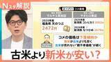 「値下がり続く去年産のコメより「新米」が安い？今年は豊作なのに…農家「がっかり」【Nスタ解説】」の画像1