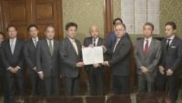 【速報】自民・維新が議員定数削減法案を国会に提出