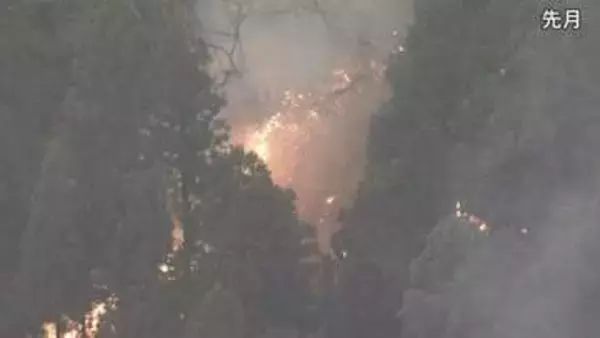 群馬県上野村の山林火災　発生から19日目のきょう ようやく鎮火