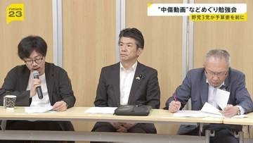 高市総理陣営の“中傷動画”問題や暗号資産 サナエトークン」などめぐり野党3党が勉強会