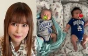 【 中川翔子 】　双子の予防接種を報告　「副反応？微熱があったので見守っています　小さな身体で頑張ったね」