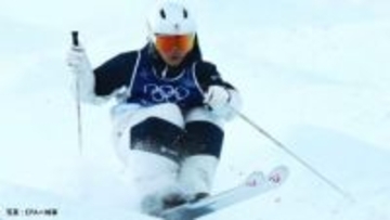 女子デュアルモーグル 冨髙日向子がベスト8「攻め切る姿勢は見せられた」今大会金メダリストに敗れ準々決勝敗退【ミラノ五輪】