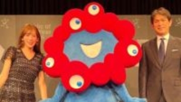 【 中川安奈 】憧れの江口洋介さん＆久しぶりのミャクミャクと3ショット　司会の仕事で受賞者たちに感化「来年はもっと行動していきたい」