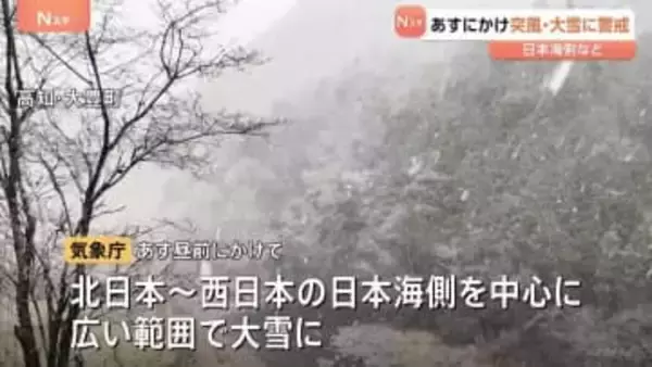 各地で“冬の嵐” 関東では山火事相次ぐ　あすも日本海側などで突風や大雪に警戒