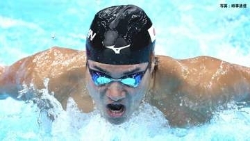 競泳 男子400m個人メドレー 松下知之 短水路世界新記録！3分54秒33で優勝「長水路の方で世界記録を出せるように」【短水路日本選手権】