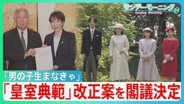 “皇族の養子”に男子誕生なら…「皇室典範」の改正案を閣議決定　“皇位継承”規定【サンデーモーニング】