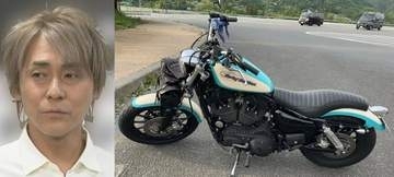 【 ヒロシ 】　愛車ハーレーで気分転換　「ベース練習しててノイローゼになりそうだから、バイク乗ったわ」「キャンプ場に行った」
