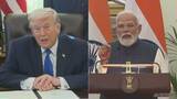 「米・トランプ大統領　印・モディ首相と電話会談“新たな貿易協定で合意” 関税引き下げを表明　インドが「ロシア産原油の購入停止にも同意」」の画像1