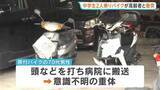 「中学生2人乗りのバイクが新聞配達中のバイクと衝突　70代男性が意識不明の重体　沖縄・那覇市」の画像1