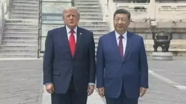 【速報】トランプ大統領　世界遺産「天壇公園」の訪問終える　約30分間にわたり米中両首脳が視察
