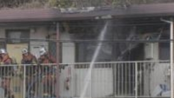 千葉市若葉区の2階建てアパートで火事　男性1人がけが