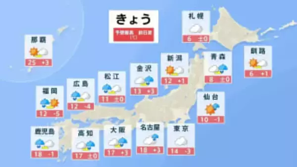【3月でも雪に注意】日本海側の広い範囲で雪が強まるおそれ　スリップ事故やふぶき・ホワイトアウトに警戒【3月6日～週末の天気】