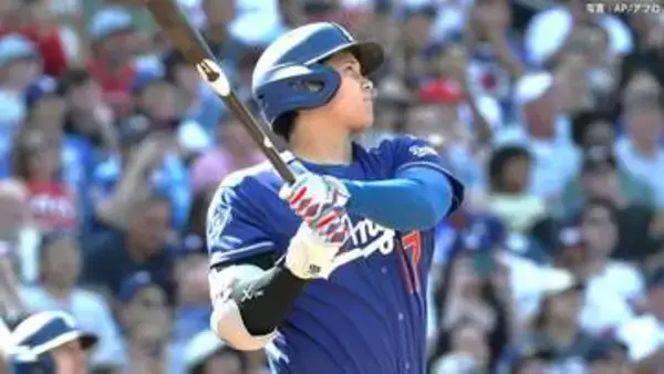 「ロバーツ監督「ショウヘイが活躍すると、全員の肩の荷が下りる」打線に火を付けた大谷の3ランを賞賛」の画像