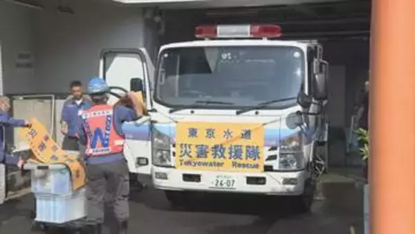 東京都が熊本に給水車2台派遣　水道局職員6人　3トン給水車と1.6トン給水車　日本水道協会からの要請