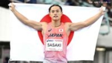 男子100m 佐々木琢磨 銅メダル！2大会連続メダル獲得、序盤のアクシデントも粘りの走り 坂田は8位【デフリンピック】