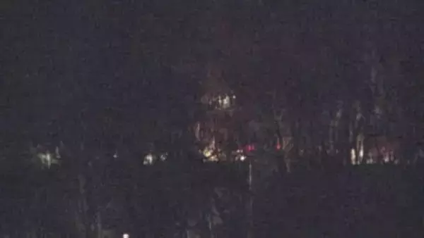 栃木・日光市足尾町の山林火災は発生から約8時間で鎮火　原因は「倒木の電線への接触」