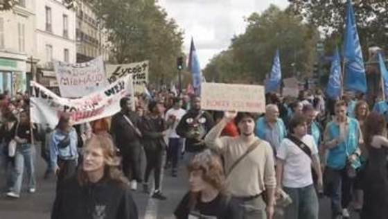 フランスの高校生ら抗議デモ続く 政府が改善策発表も火に油…これまでに7000人以上拘束