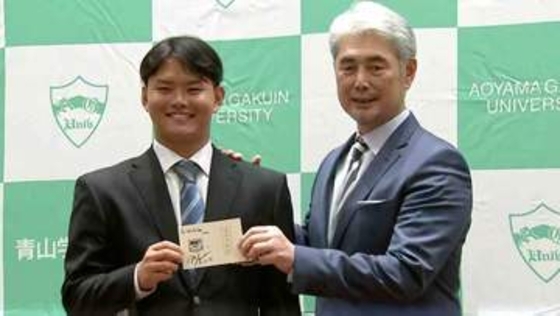 大学No1捕手・青学大の渡部海「試合に出たい気持ちが強い」 楽天・吉井監督は「1回組んでみたいキャッチャー」と大絶賛