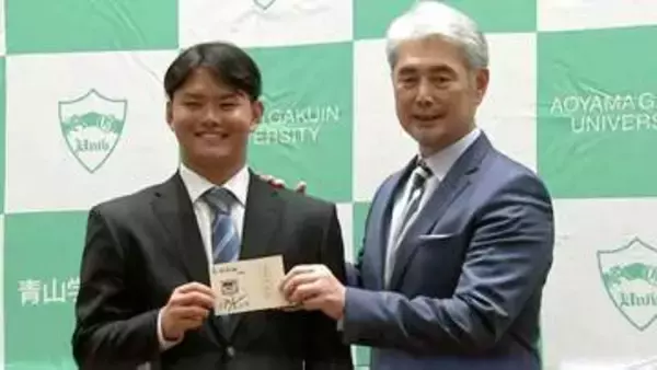 大学No1捕手・青学大の渡部海「試合に出たい気持ちが強い」 楽天・吉井監督は「1回組んでみたいキャッチャー」と大絶賛