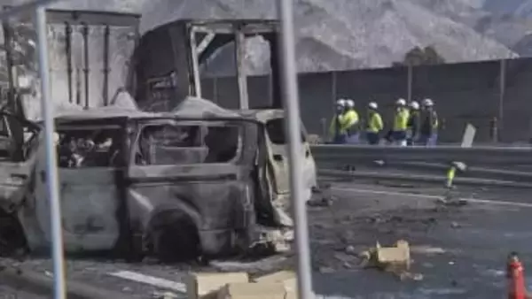 群馬・みなかみ町の関越自動車道下り線で67台が絡む多重事故　新たに1人の遺体が見つかり計2人死亡26人けが　上下線とも一部区間が通行止め続く