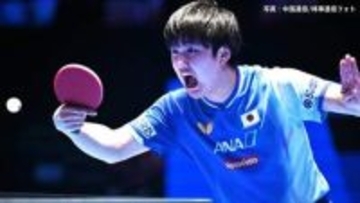 日本のエース・張本智和、準々決勝敗退　第1ゲーム先取も逆転負け 4ゲームを連取される【卓球W杯男子】