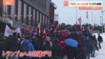 トランプ大統領　デンマーク自治領グリーンランドの領有めぐり同調しないヨーロッパ8か国に2月から10％関税　各国から反発の声