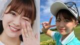 「【 山内鈴蘭 】結婚を報告「人生のラウンドを楽しんでいきます！」ゴルフ好きな夫婦を公言　本人はベスト75で〝趣味の域を超え〟」の画像1