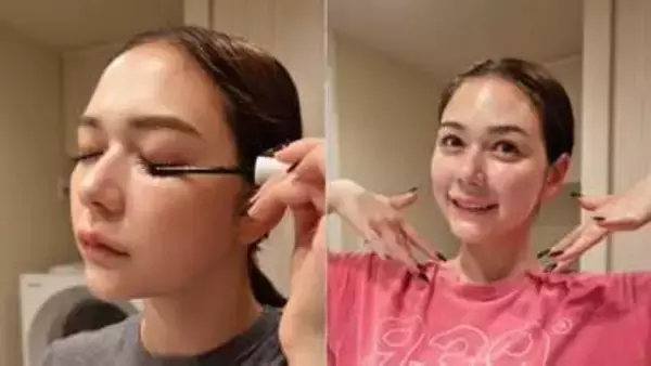 【 村重杏奈 】「美肌と美乳を維持しつつ呑んで食べて笑う！」メイク落としつつアラサーへの決意語る「村重みたいなキャリアウーマンになりたいと思われたい」