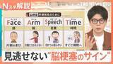 「治療は「早期発見がカギ」　“夏の脳梗塞”は熱中症とそっくり？見逃せない“サイン”とは？【Nスタ解説】」の画像1