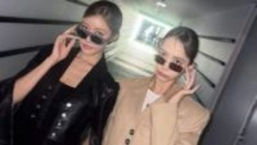 【 王林 】井桁弘恵とクール大人2ショット「映画はじまりそうになった」　デニムも披露〝雰囲気のちがう2人の王林〟