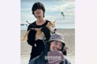 【 脳出血で療養中 】　清原翔さん　「遠藤来てくれた！」　俳優・遠藤史也さんと笑顔ショット　「PRINCE OF LEGEND」で共演