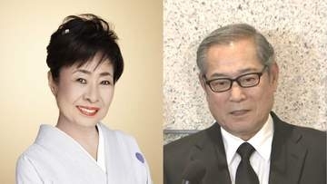 【 中村玉緒さん 告別式 】松平健さん 弔辞を務める〝奥さんの笑い声、明るさは皆さまの心にきっと残っていくと思います〟