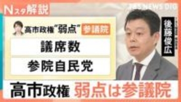 高市内閣に立ちはだかる「参議院の壁」見えてきた2つの“弱点”…新たな連立の可能性は？【Nスタ解説】