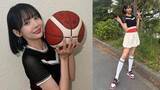 「【 役満ボディ・岡田紗佳 】　Bリーグ・始球式オフショット　「会場の応援の熱気がすごかった…！！」　「可愛いすぎる」「スタイル良すぎ」」の画像1