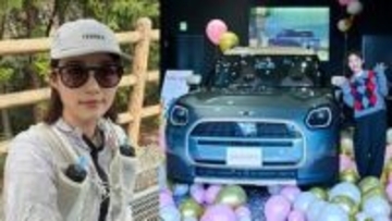 【 井上咲楽 】　愛車「カントリーマン」で　初のソロトレランへ　「車を買ってやりたかったこと」　実現に歓喜　「17キロ走りました〜気持ちよかった」