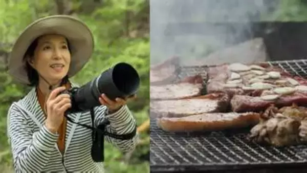 【 磯野貴理子 】　「きり田んぼ」作業後にBBQでお別れ会　「新しい道でのご活躍を心から応援しています！」 感謝とエール送る