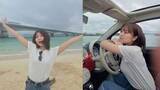 「【 大原優乃 】　沖縄でレンタカードライブ　「相変わらずドライブ好きです」　サングラス姿の運転席ショットやビーチでの笑顔に絶賛の声」の画像1