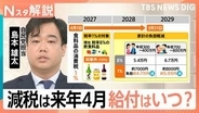 消費税“1％”減税と給付　どのくらい負担減？給付額は？「税制改正大綱」閣議決定へ【Nスタ解説】
