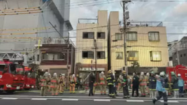【速報】東京・江東区千田の3階建て建物で火事 男性1人が死亡 女性1人が軽症