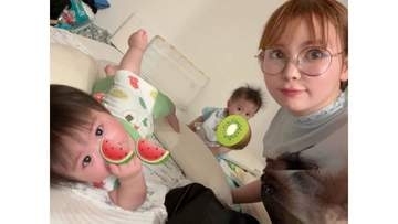 【 中川翔子 】　双子が次々と体調を崩す　「保育園の洗礼の渦中におります」　ドラクエメガネで長男がギャン泣きしたエピソードも