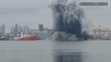 ルーマニアの港で水上ドローンが爆発 ウクライナ側「ロシアの妨害電波でドローンが制御失い自爆」